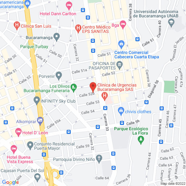 Map of Global Hf S.A.S