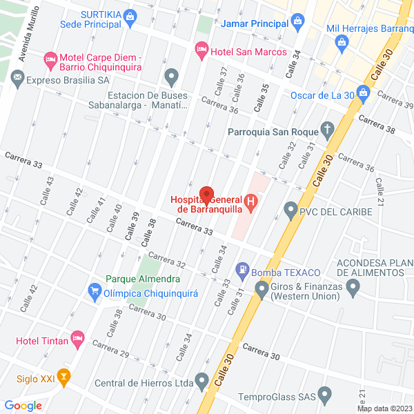 Map of Importaciones Y Exportaciones El Transportador S.A.S