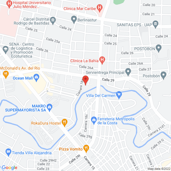 Map of Asadero Quijote