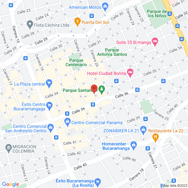 Map of Corporación Cima