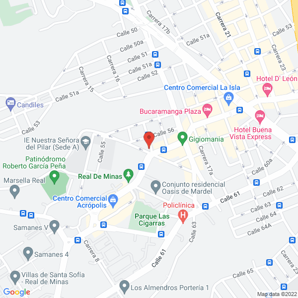 Map of Asociación Centro Vida Sol De Oriente