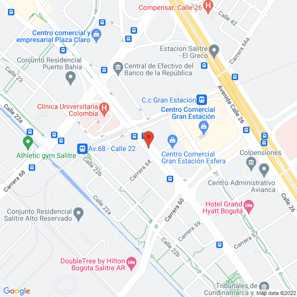 Mapa de Ministerio De Transporte