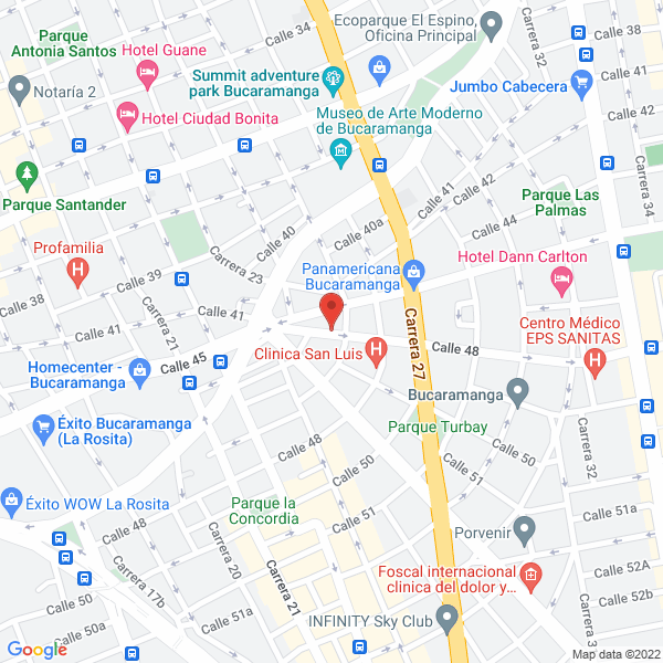 Map of Nordent Salud Ltda.