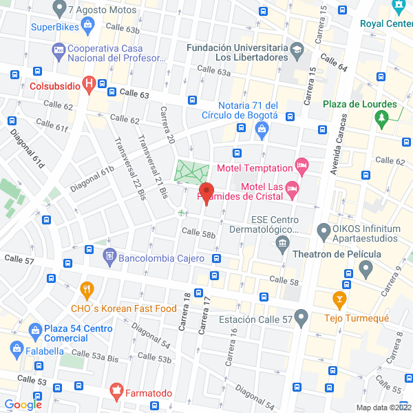 Mapa de Númerica Ltda.