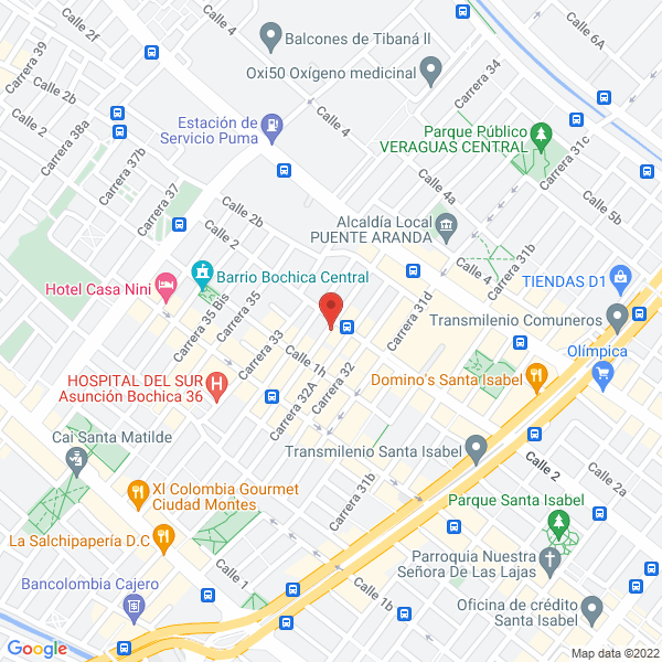 Mapa de Inteceq S A S