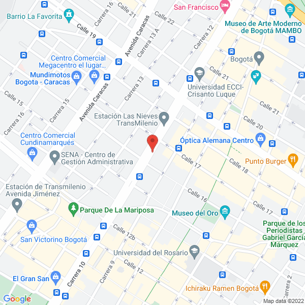 Mapa de Colombia En Tour