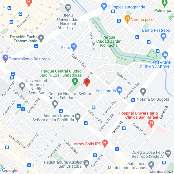 Mapa de Caminar Colombia