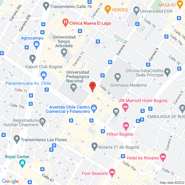 Mapa de Transamerica Co S.A.S