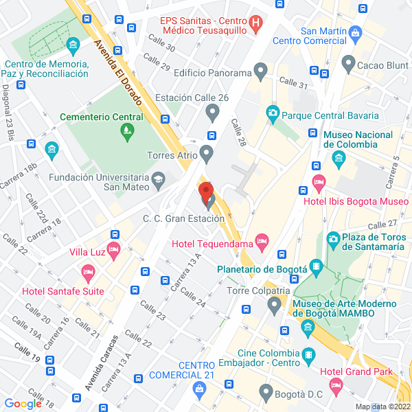 Mapa de Turismo Costa Azul