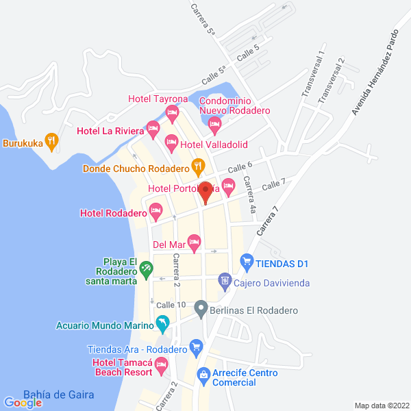 Map of Apartamento 301 Edificio Sierra Nevada
