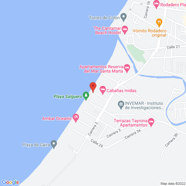 Map of Apartamento 102 Ed El Parador