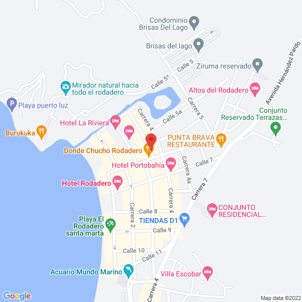 Map of Habitaciones Palinca
