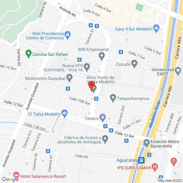 Mapa de Estructuras Y Pavimentos S.A.S.