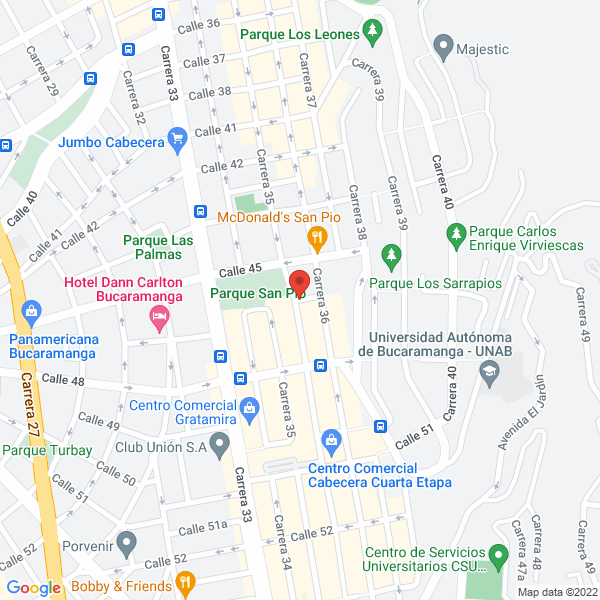 Map of Alianza Empresarial F.V.C. S.A.S.