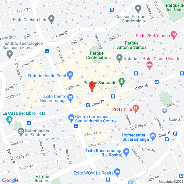 Map of Agencia De Viajes Metropolitana Viajes Y Turismo