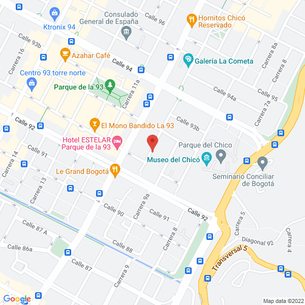 Mapa de Grupo Travesias