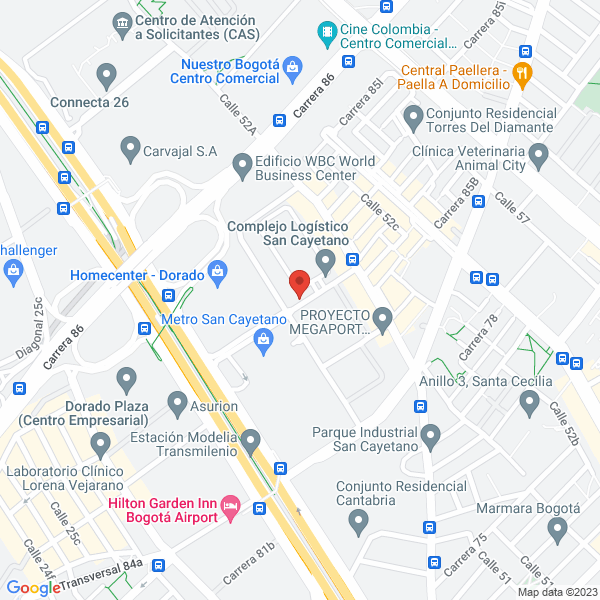 Mapa de Fondo De Empleados De Vivienda Y Ahorro Alpina S.A. Feval Ltda.