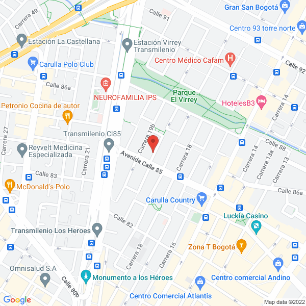 Mapa de Aguacate Viajes
