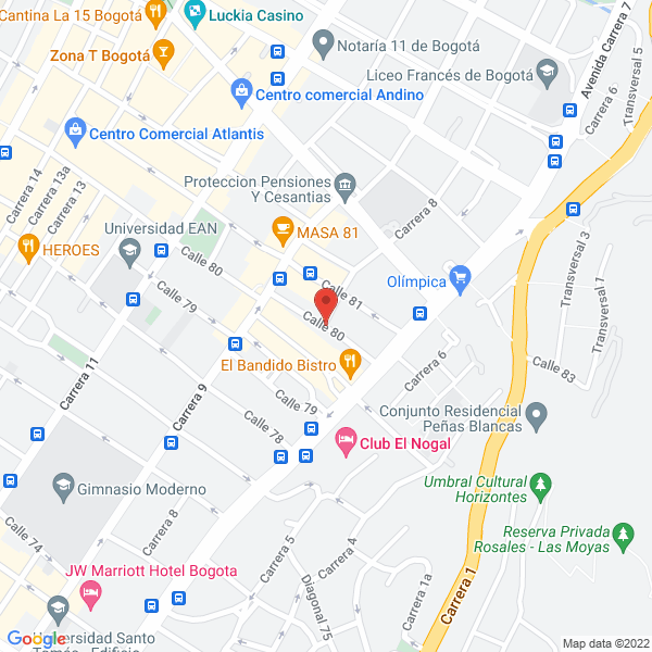 Mapa de Alfagro Tunja S.A.S.