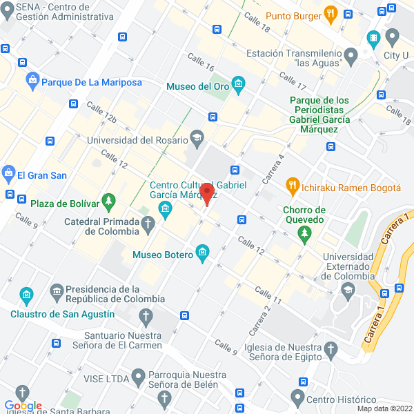 Mapa de Colombian Dream Hostel