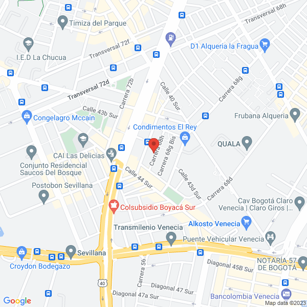 Mapa de Fly Travel Tour Operadora S A S
