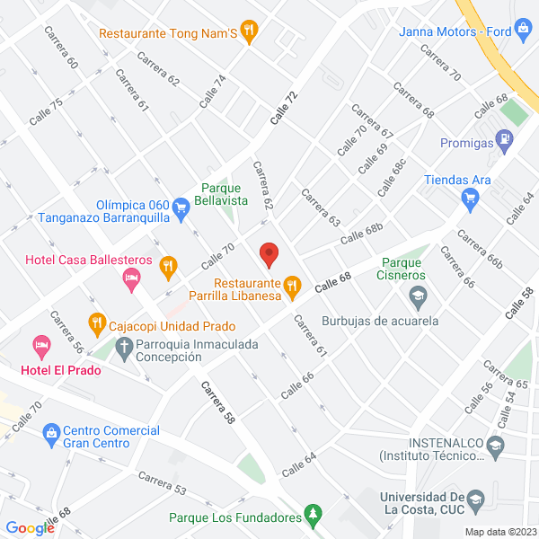 Map of Servies Ltda.