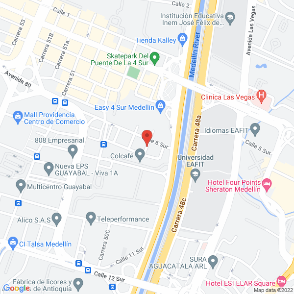 Mapa de Shut De Colombia S.A.S