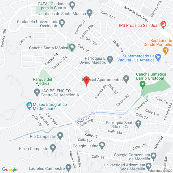 Mapa de Simac S.A.S