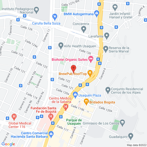 Mapa de Speaking Roses D C