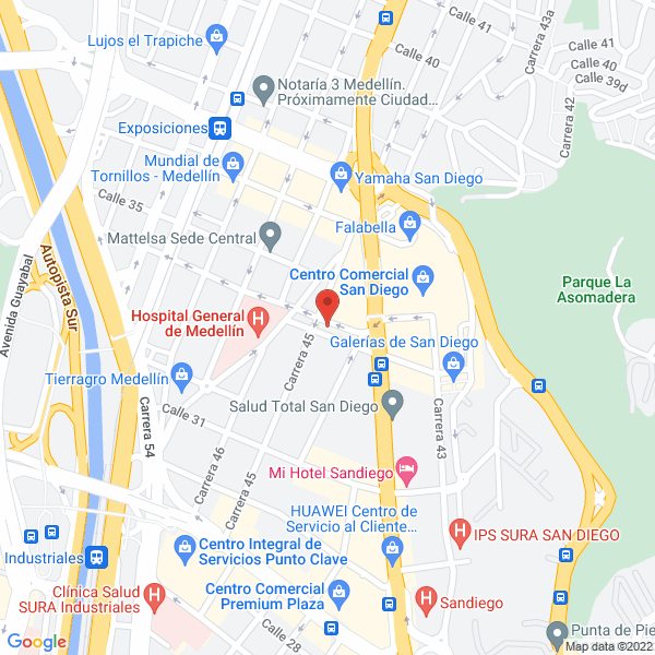 Mapa de Sublimoda