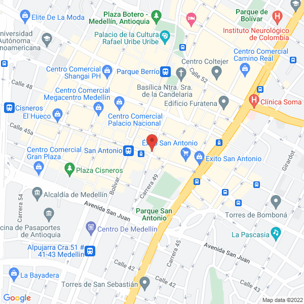 Mapa de Suelas Aldex