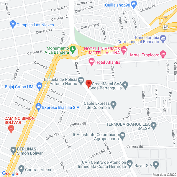 Map of T D M Transportes S A