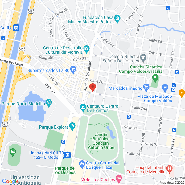 Mapa de Taller Industrial El Bosque
