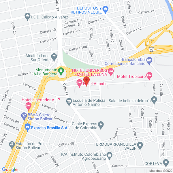 Map of Taller Industrial La Isla