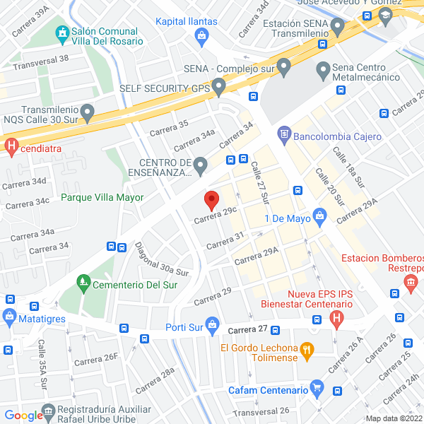Mapa de Talleres Quintero Abril E Hijos S.A.S.
