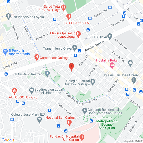 Mapa de Tamales Tolimenses Donde Carlos