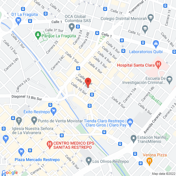 Mapa de Tamices Y Filtros J. Bolaños