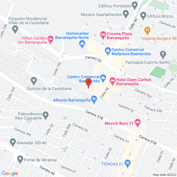 Map of Tania S.A