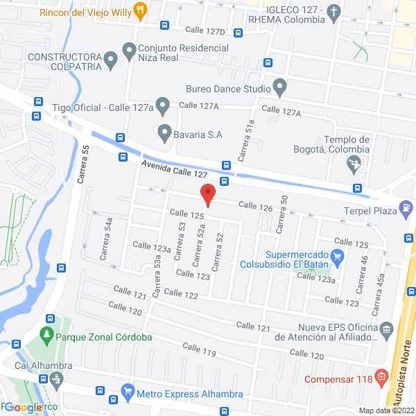Mapa de The Body Store