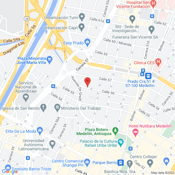 Mapa de Tienda De Carnes Santa Cruz