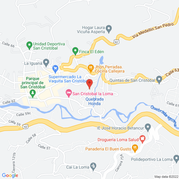 Mapa de Tintorería Y Telas Albahaca Ltda.