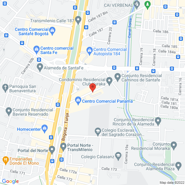Mapa de Uniaseo Nacional Ltda.