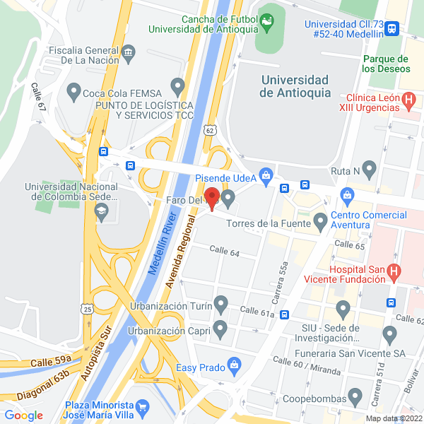Mapa de Uniser V Y M