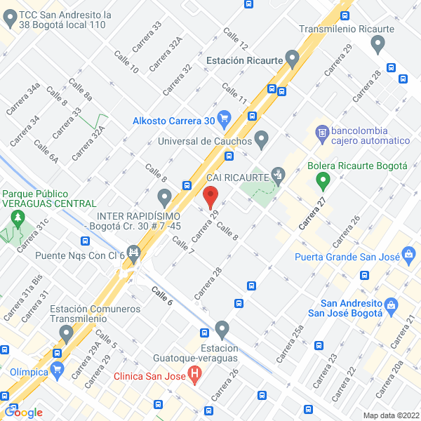Mapa de Universal De Cortes Ltda