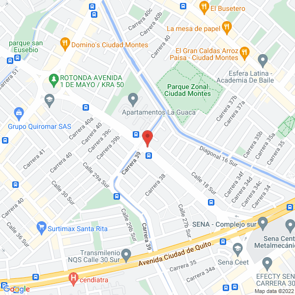 Mapa de Uny Motos Ltda.