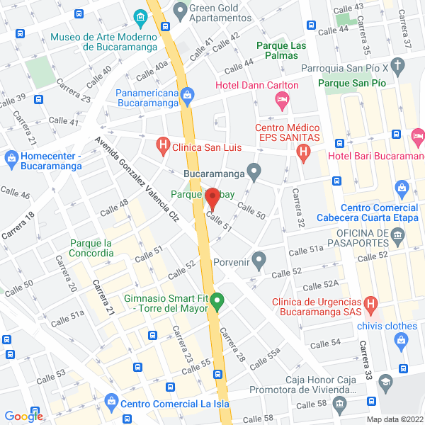 Map of Vargas Asociados Constructora Ltda.