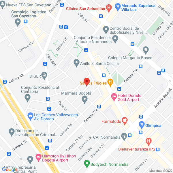 Mapa de Edigrama Ltda.