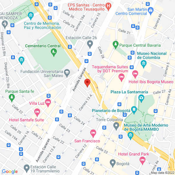 Mapa de Eltra Ltda.
