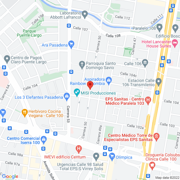 Mapa de Osorio Vásquez Emilio Vidal