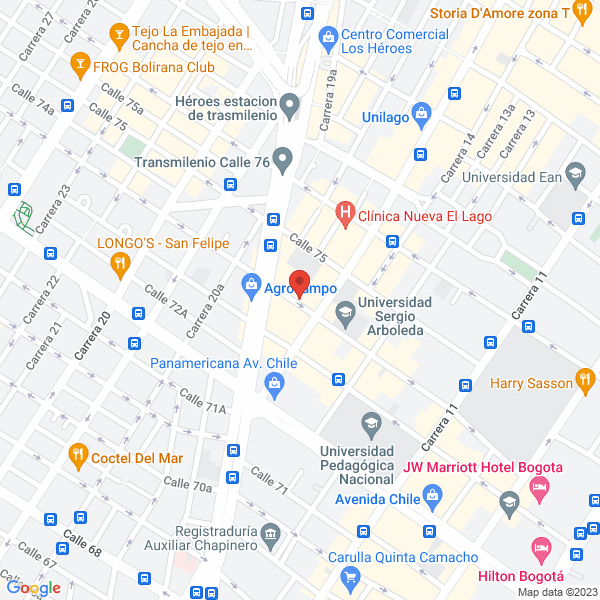 Mapa de Empresarios Para El Desarrollo Social Colombiano S.A.S.